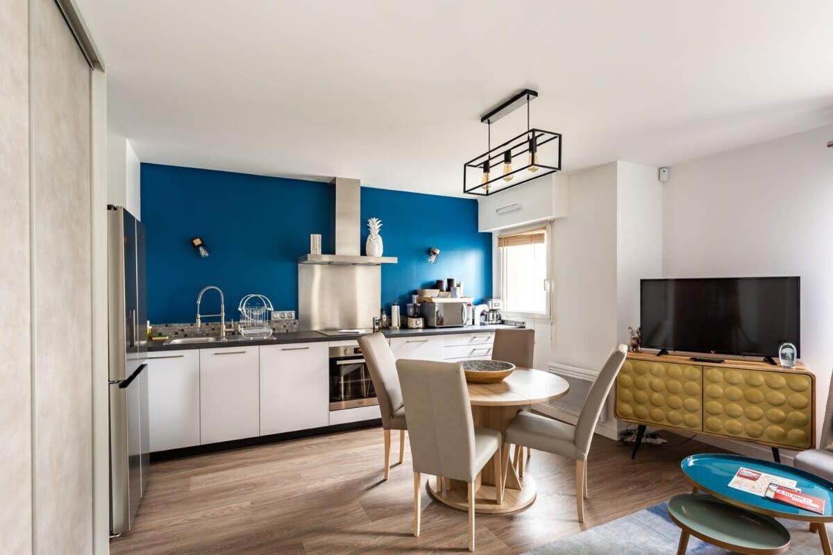 Le Saint Helier -Appartement Cosy Et Calme Parking Rennes Bagian luar foto