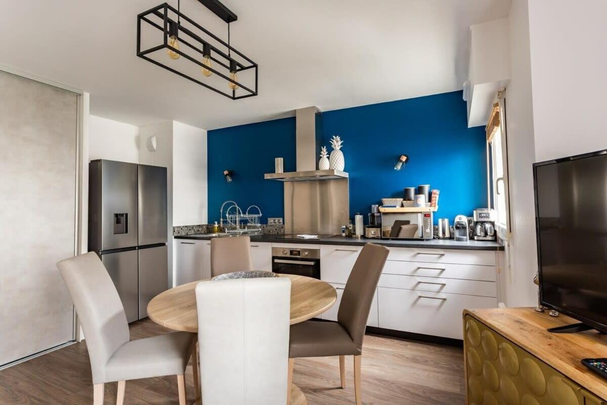 Le Saint Helier -Appartement Cosy Et Calme Parking Rennes Bagian luar foto